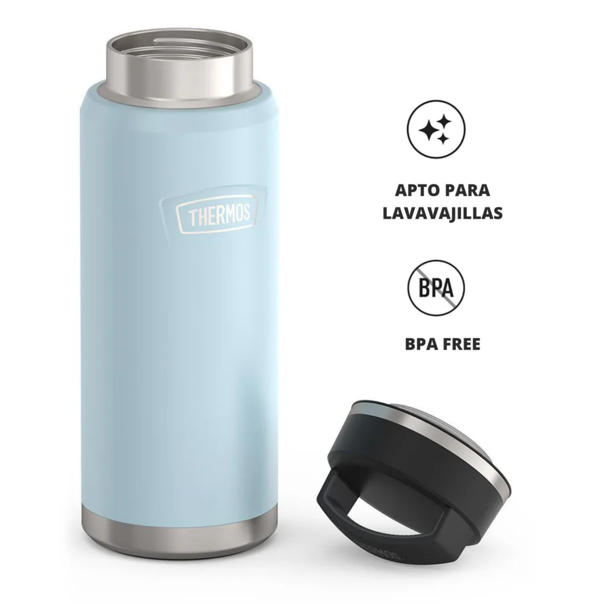 Thermos Botella hidratación Icon acero inoxidable 1,2 L Glacier