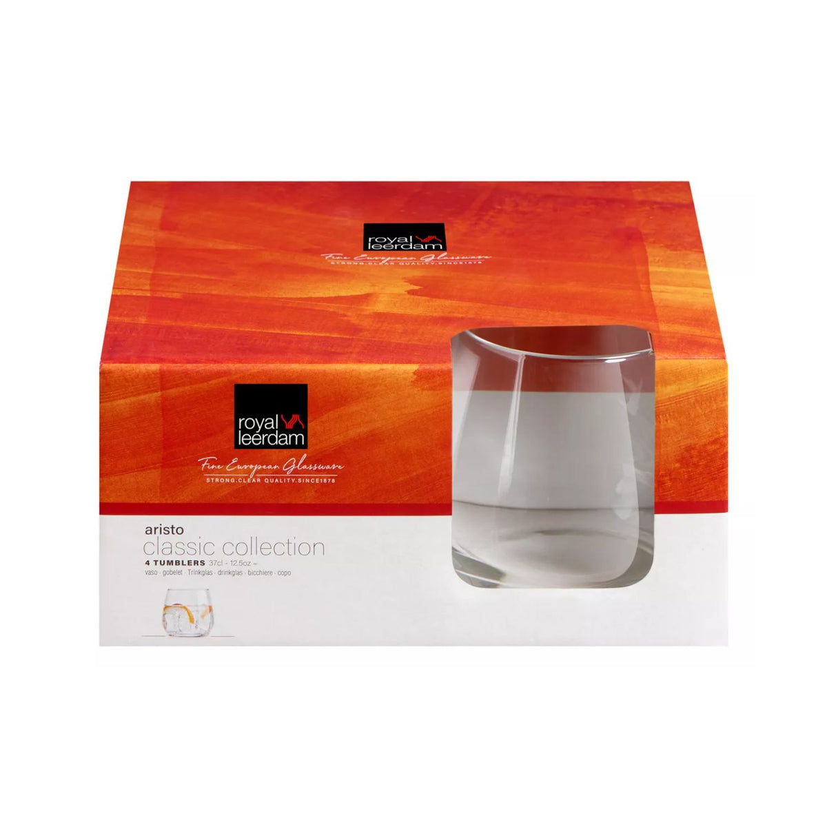 Royal Leerdam Set 4 vasos Aristo 370 ml