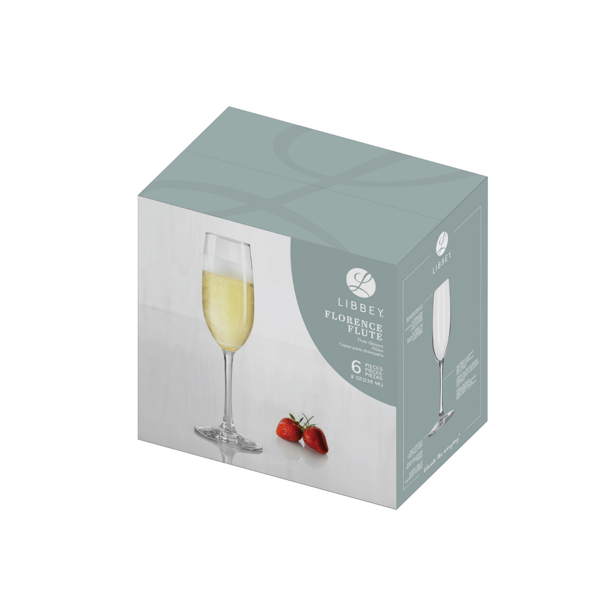 Libbey Set 6 copas flauta Florence 236 ml