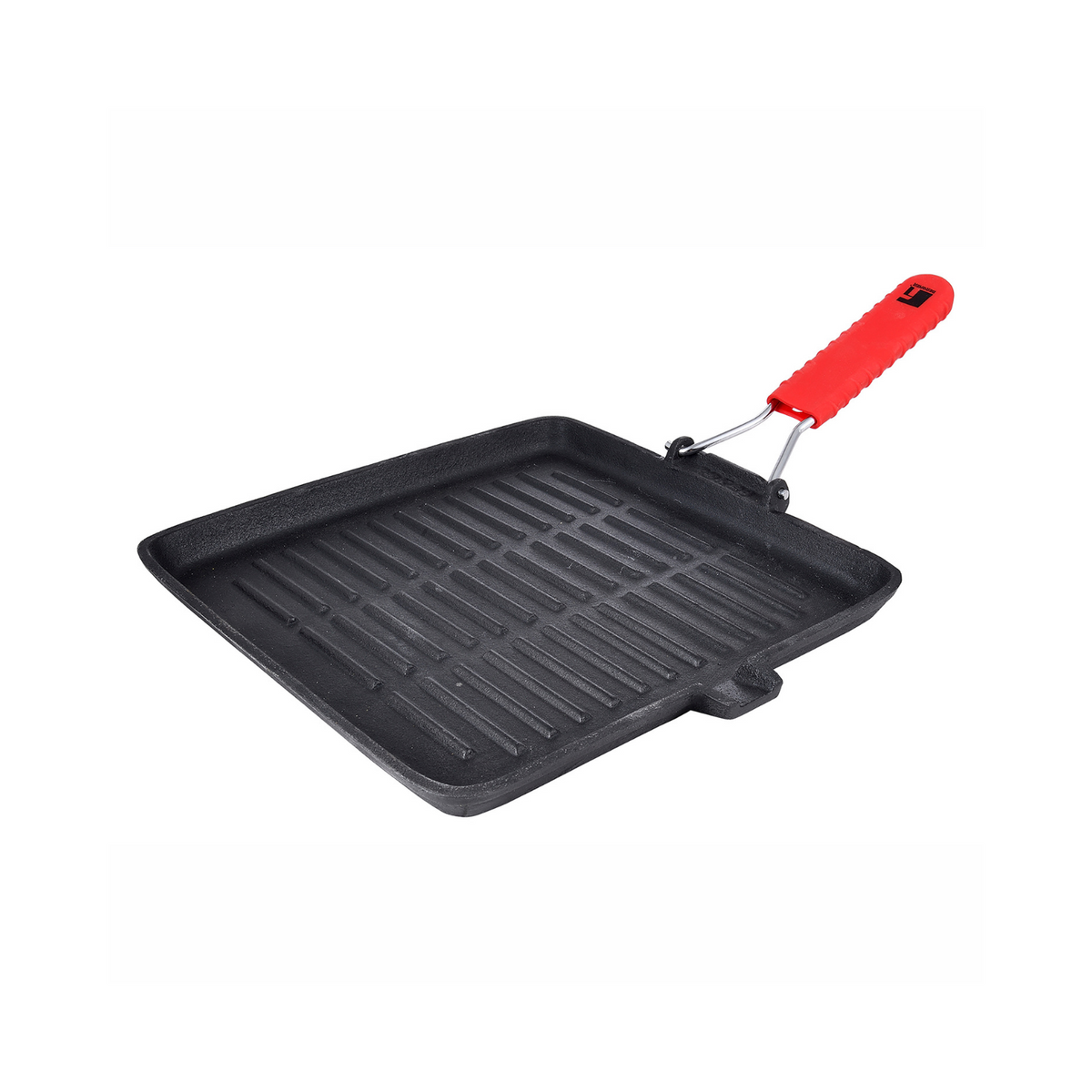 Bergner Asador cuadrado 26 cm hierro fundido Bbq