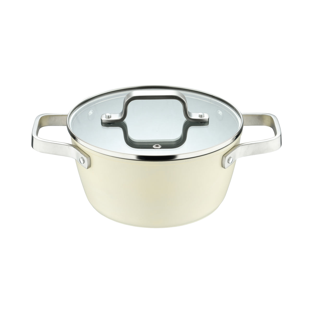 Bergner Olla con tapa 24 cm Aluminio Forjado- Retro