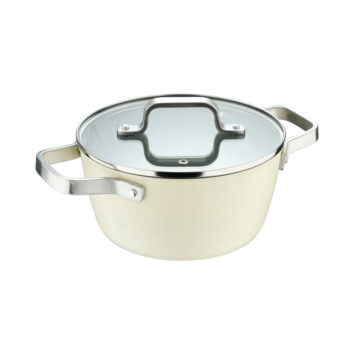 Bergner Olla con tapa 24 cm Aluminio Forjado- Retro