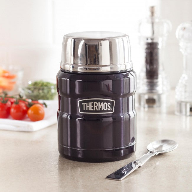 Thermos Termo comida acero inoxidable King 470 ml – Negro