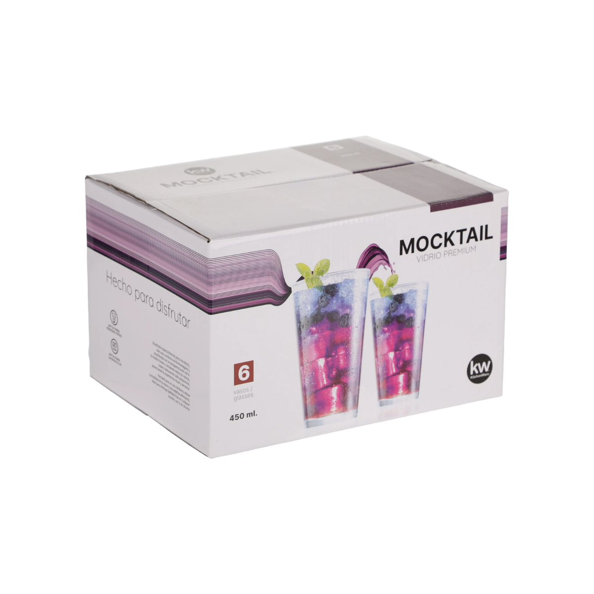 Set 6 vasos mocktail 450 ml
