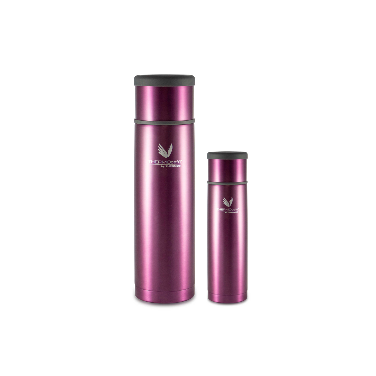 Thermocafe Pack 2 termos líquidos Everynight púrpura acero inoxidable