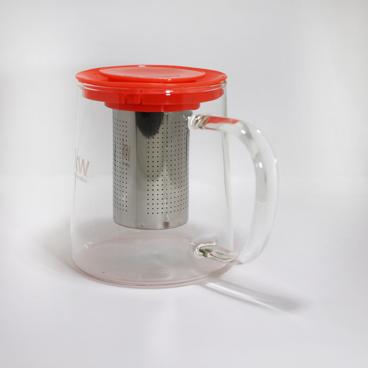 Tetera borosilicato filtro 850 ml – Salmón