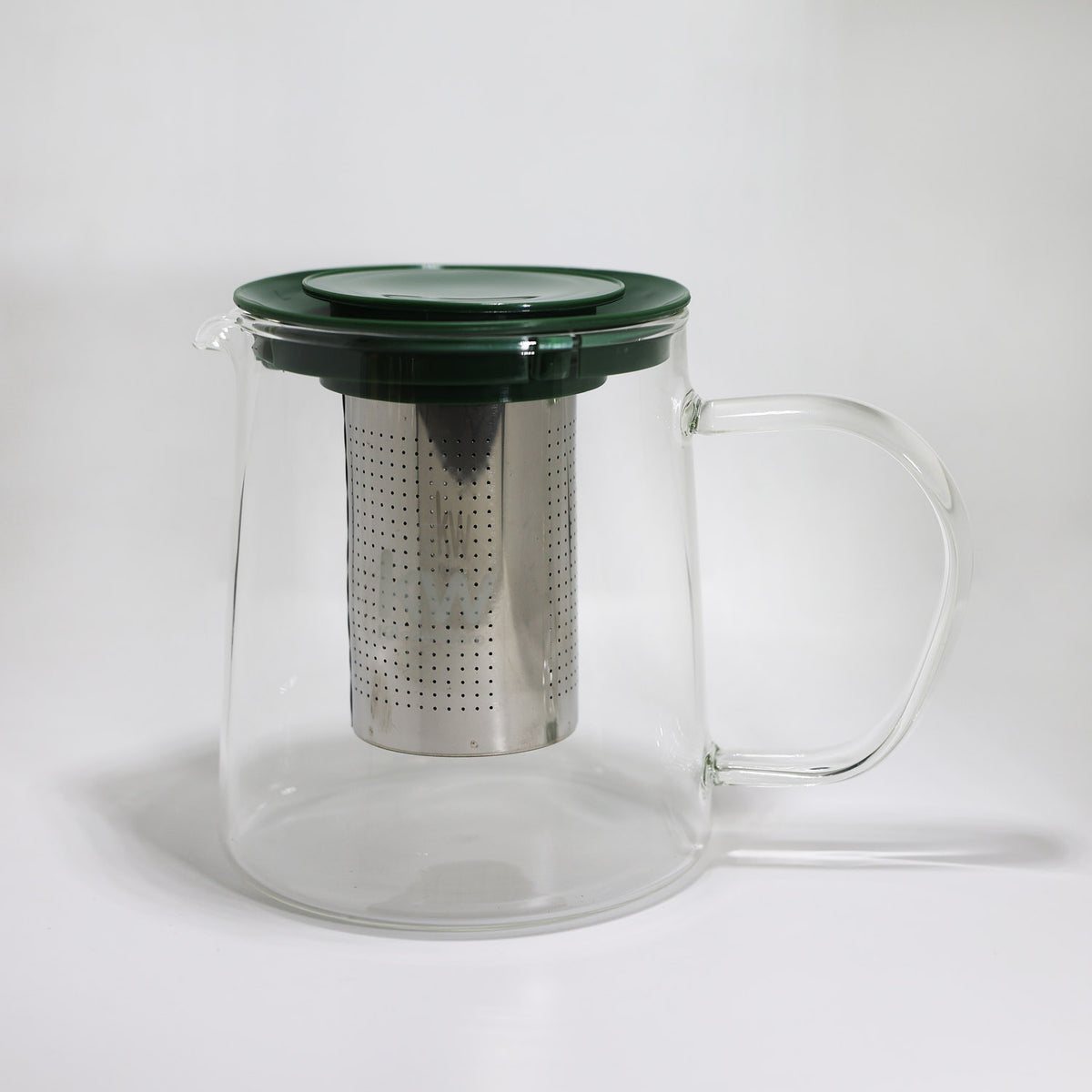 Tetera borosilicato filtro 850 ml – Verde