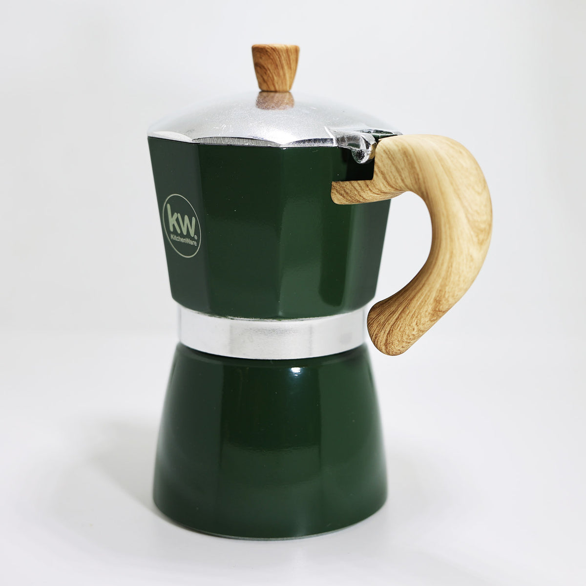 Cafetera italiana aluminio 6 tazas 300 ml – Verde