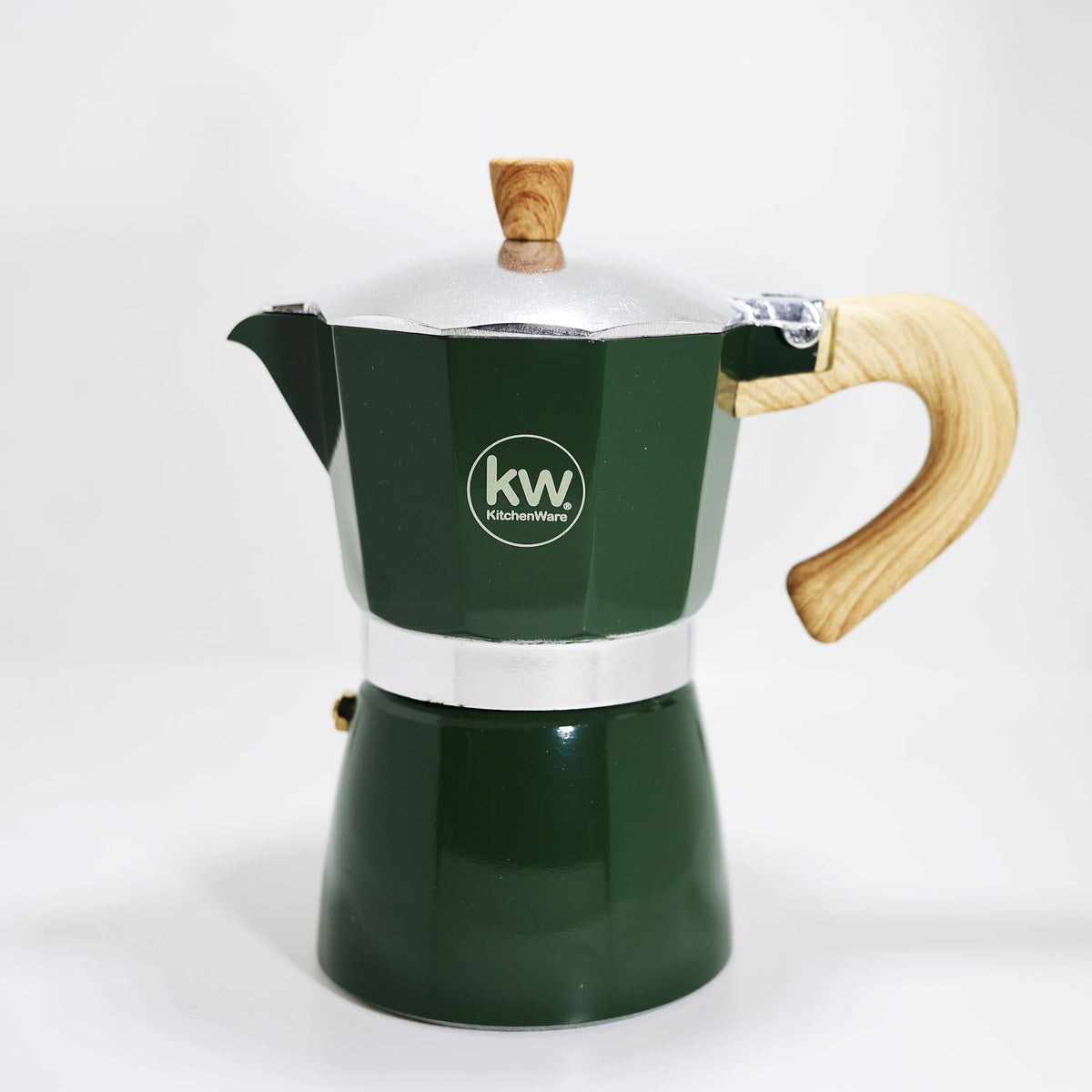Cafetera italiana aluminio 6 tazas 300 ml – Verde