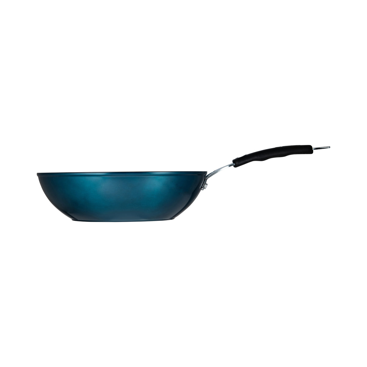Bergner Wok aluminio forjado midnight blue 28 cm