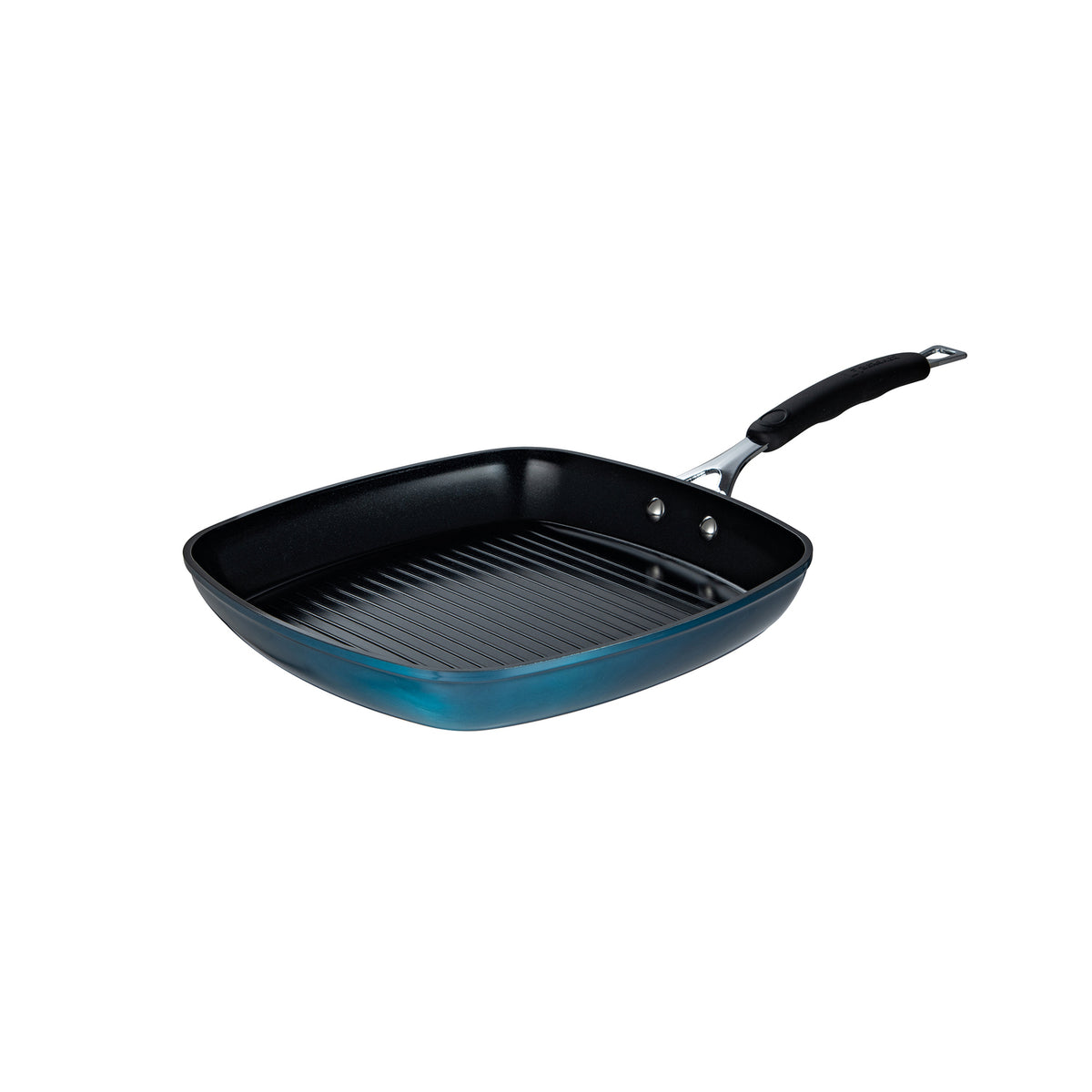 Bergner Grill aluminio forjado midnight blue 28x28cm