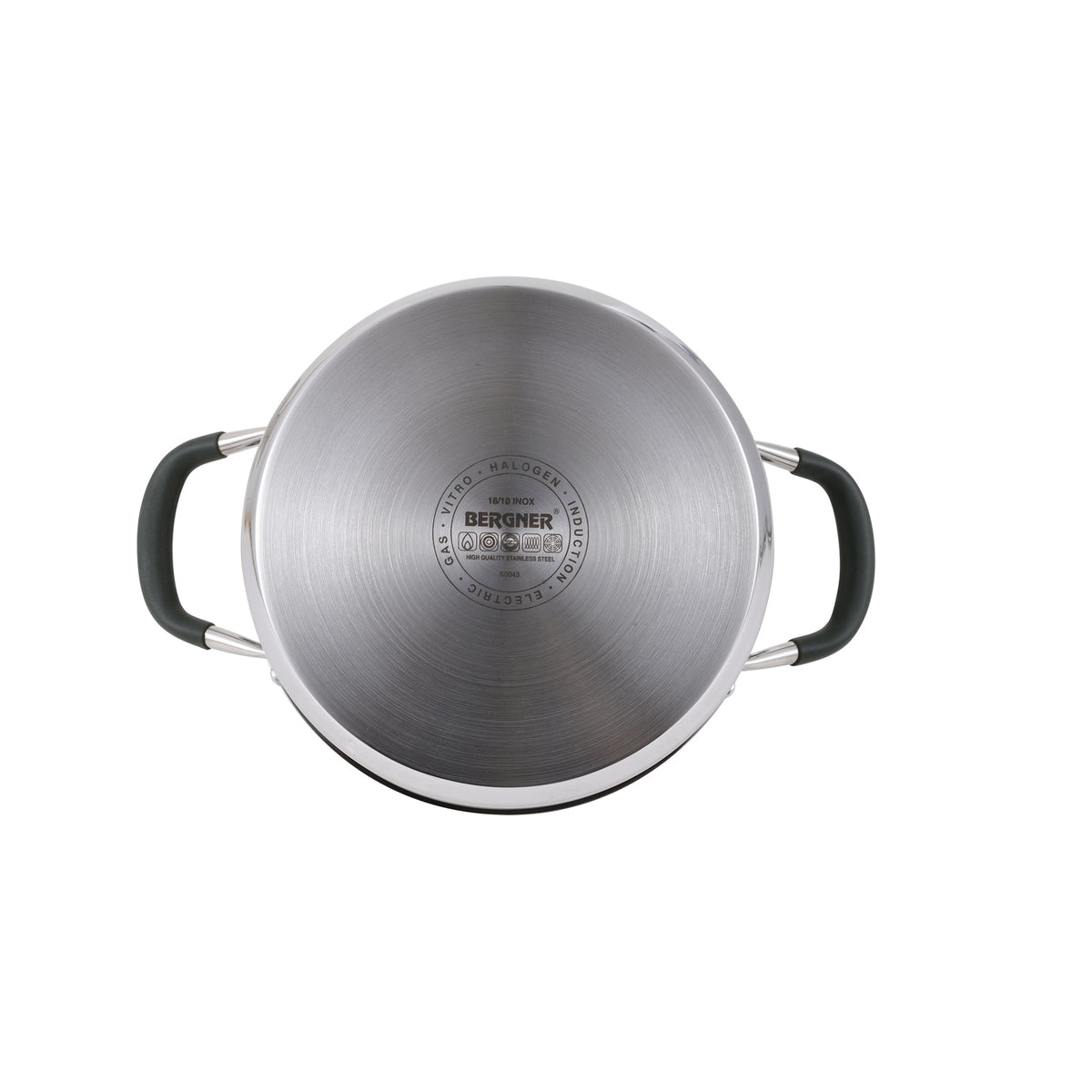 Bergner Olla c/tapa 24 cm acero inoxidable midnight blue