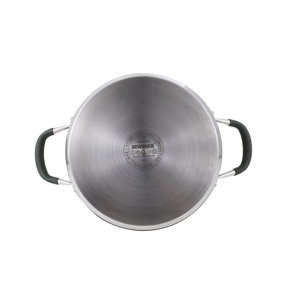 Bergner Olla c/tapa 28 cm acero inoxidable midnight blue