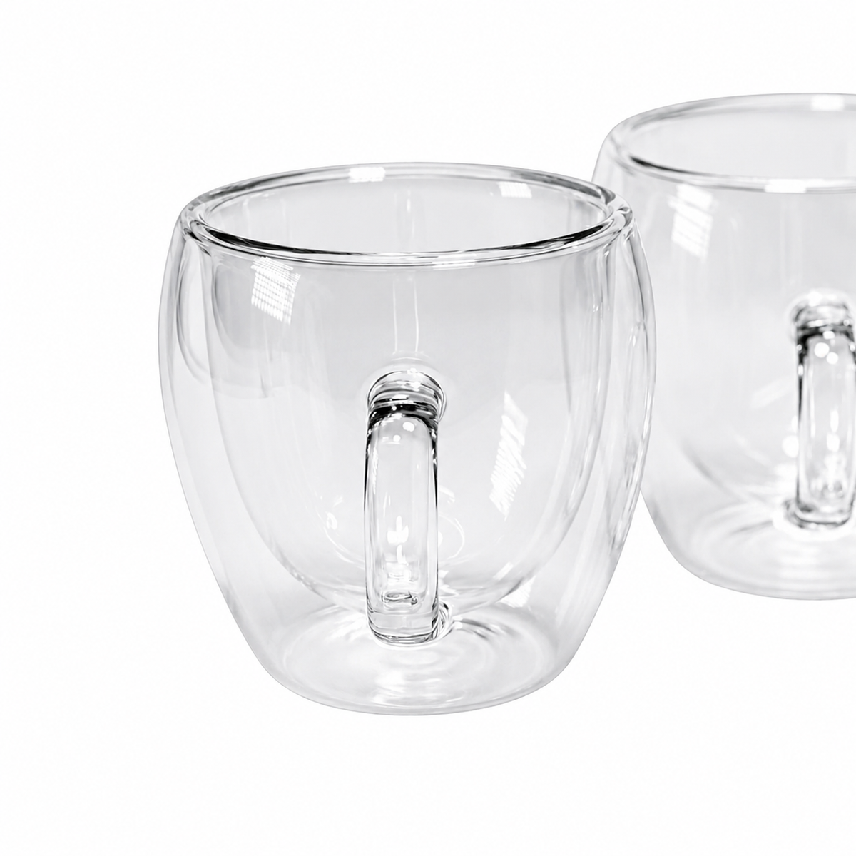 Set 2 tazas espresso doble pared boro 80 ml