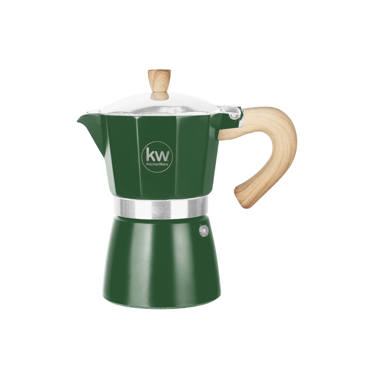 Cafetera italiana aluminio 6 tazas 300 ml – Verde