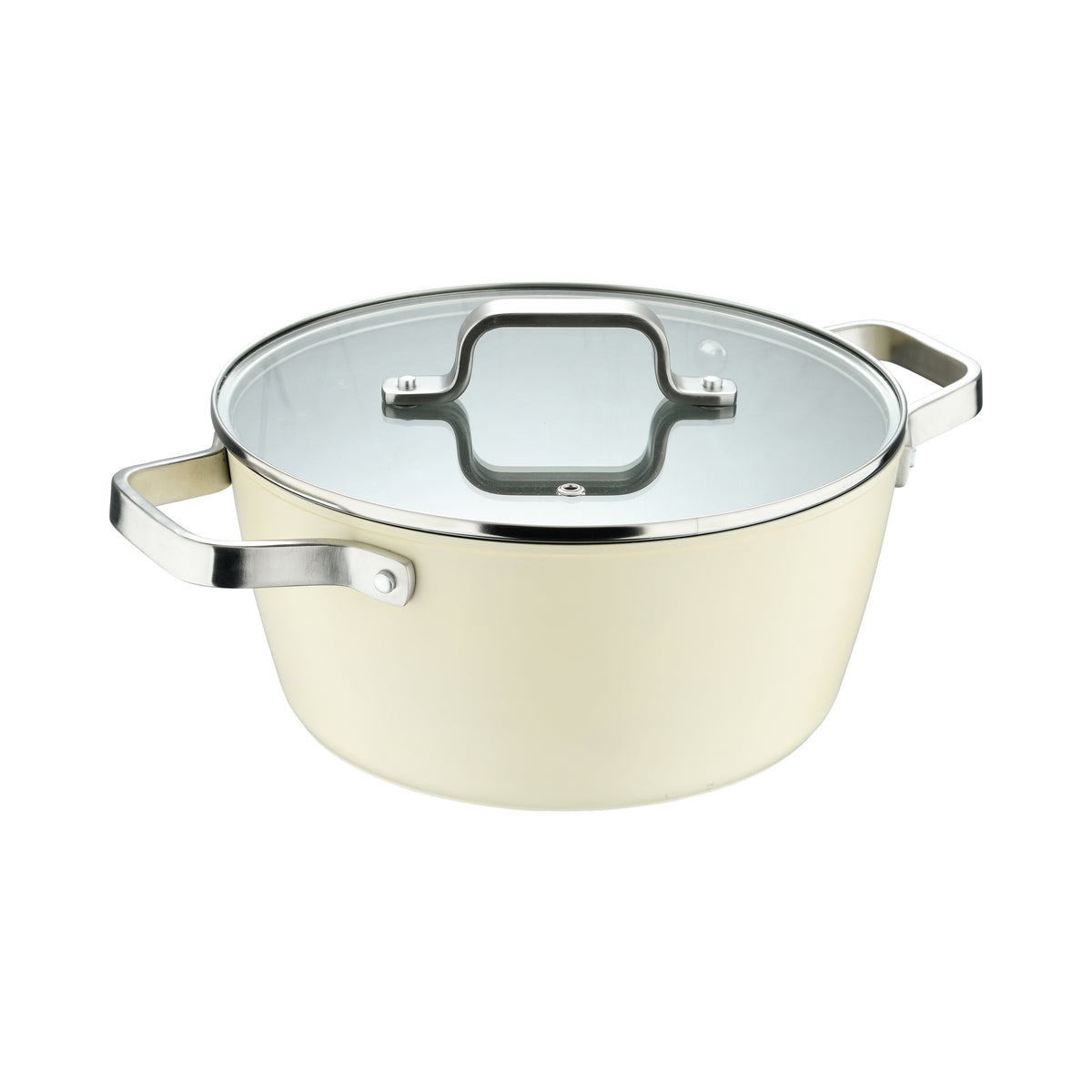 Bergner Olla con tapa 20 cm Aluminio Forjado - Retro