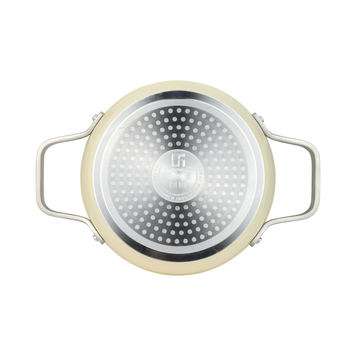 Bergner Olla con tapa 20 cm Aluminio Forjado - Retro