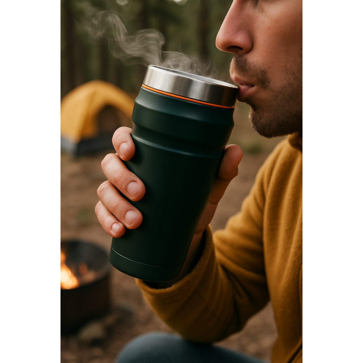 Thermos Termo mug acero inoxidable King 470 ml – Matt Green