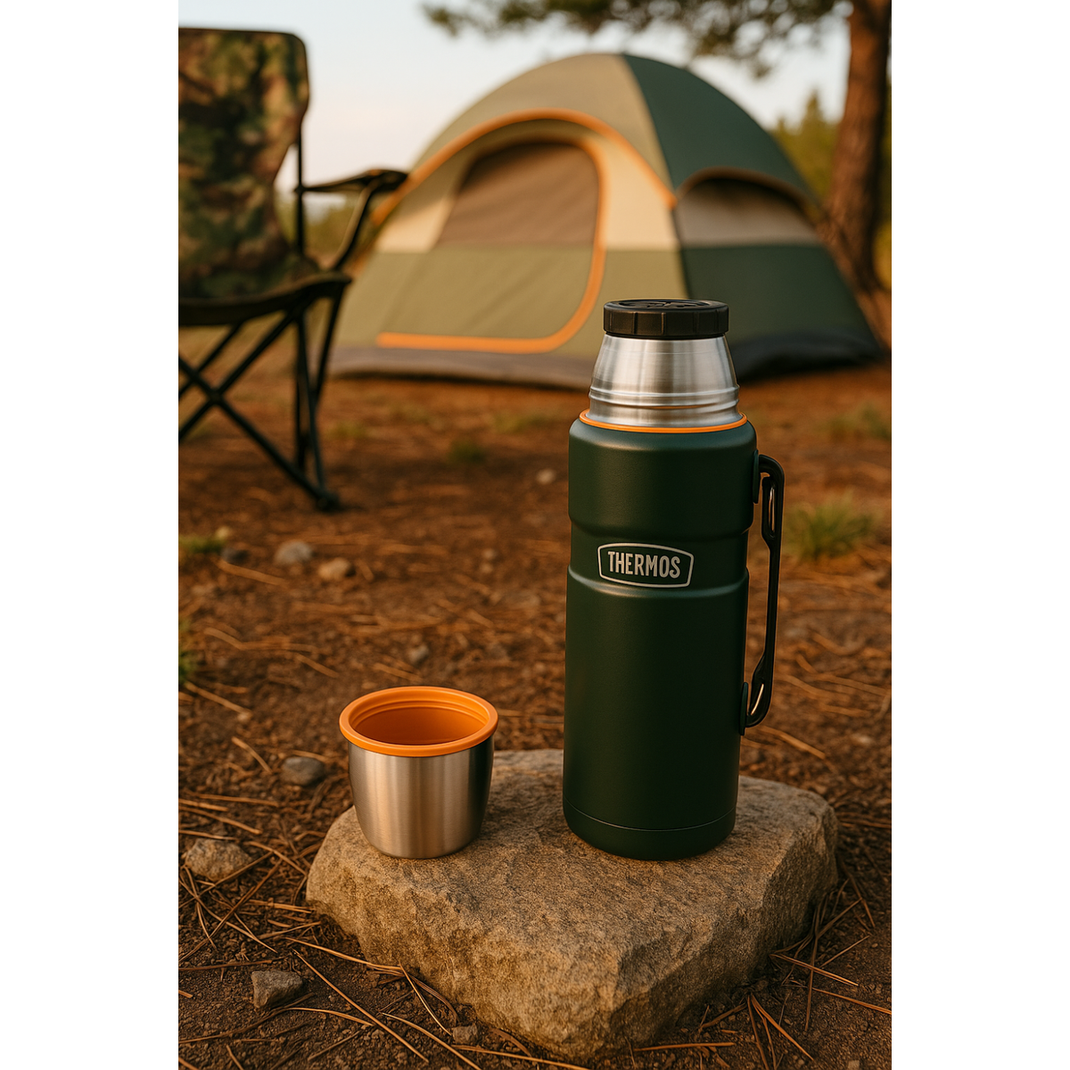Thermos Termo líquido acero inoxidable King 1,2 L – Matt Green