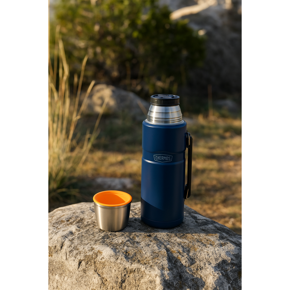 Thermos Termo líquido acero inoxidable King 1,2 L – Matt Navy