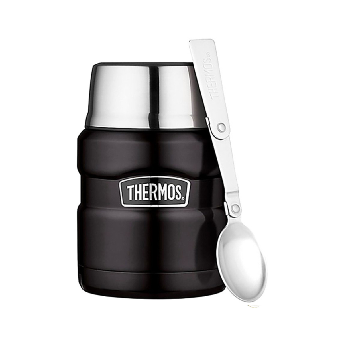 Thermos Termo comida acero inoxidable King 470 ml – Negro
