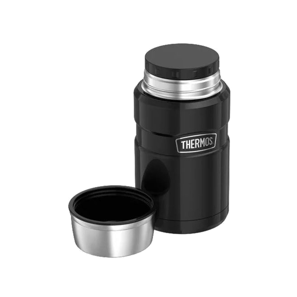Thermos Termo comida 710 ml King acero inoxidable – Negro