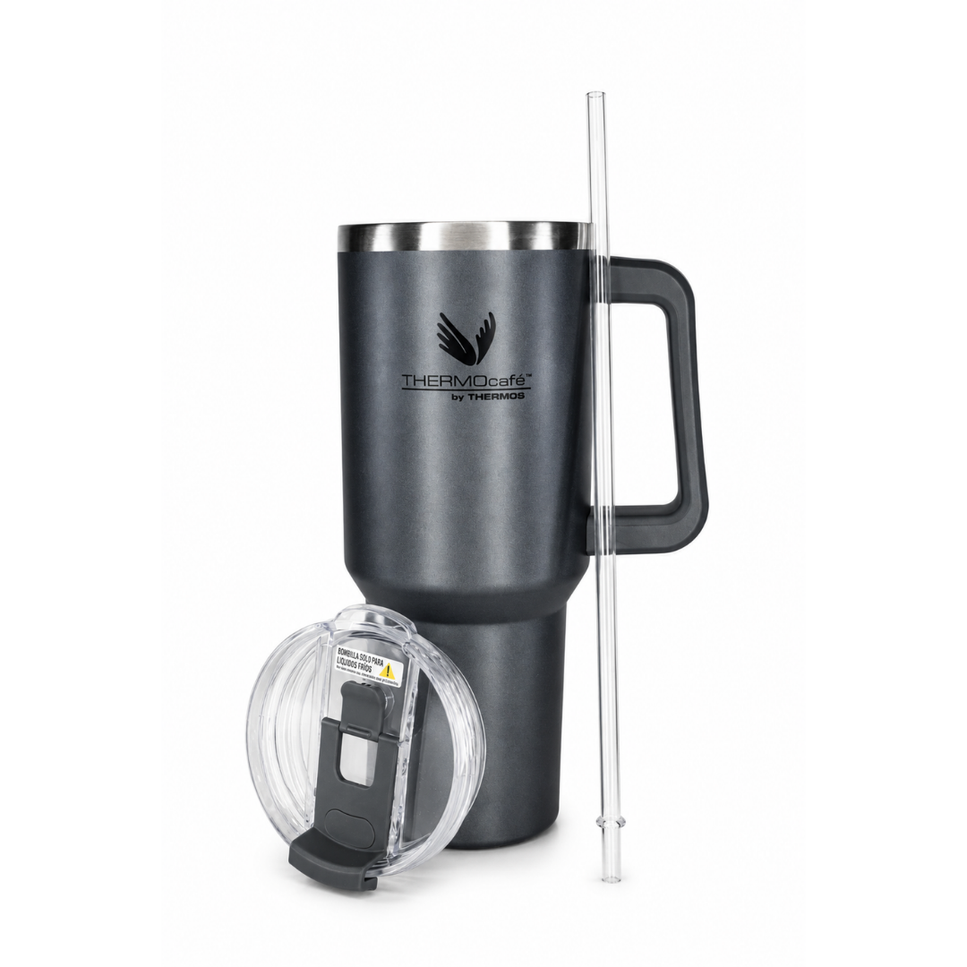 Thermos Vaso térmico Quencher acero inoxidable 1,2 L – Graphite