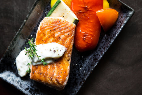 SALMON AL VAPOR