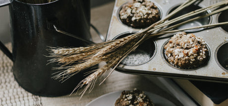 Muffins de Chocolate, Avena & Nueces