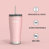 Thermos Termo mug Icon acero con bombilla 710 ml – Sunset Pink