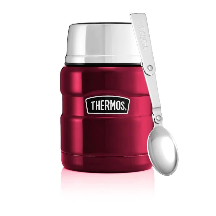 Termo Comida King Acero Inox Rojo 470 Ml Thermos