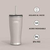 Thermos Termo mug Icon acero con bombilla 710 ml – Sandstone