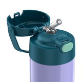 Botella Thermos acero inoxidable asa kids lila 355 ml