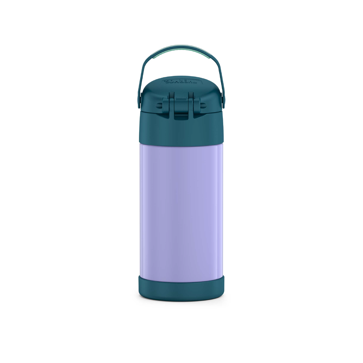 Botella Thermos acero inoxidable asa kids lila 355 ml