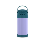Botella Thermos acero inoxidable asa kids lila 355 ml