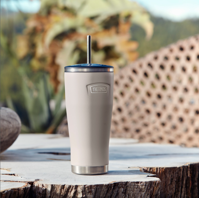 Thermos Termo mug Icon acero con bombilla 710 ml – Sandstone