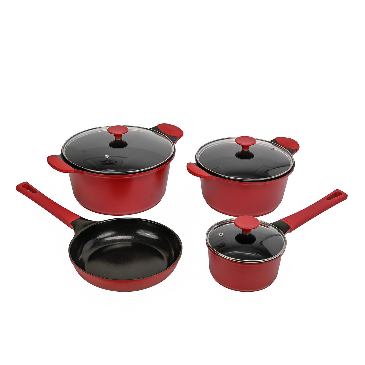Batería de cocina 7 piezas aluminio fundido – Berries