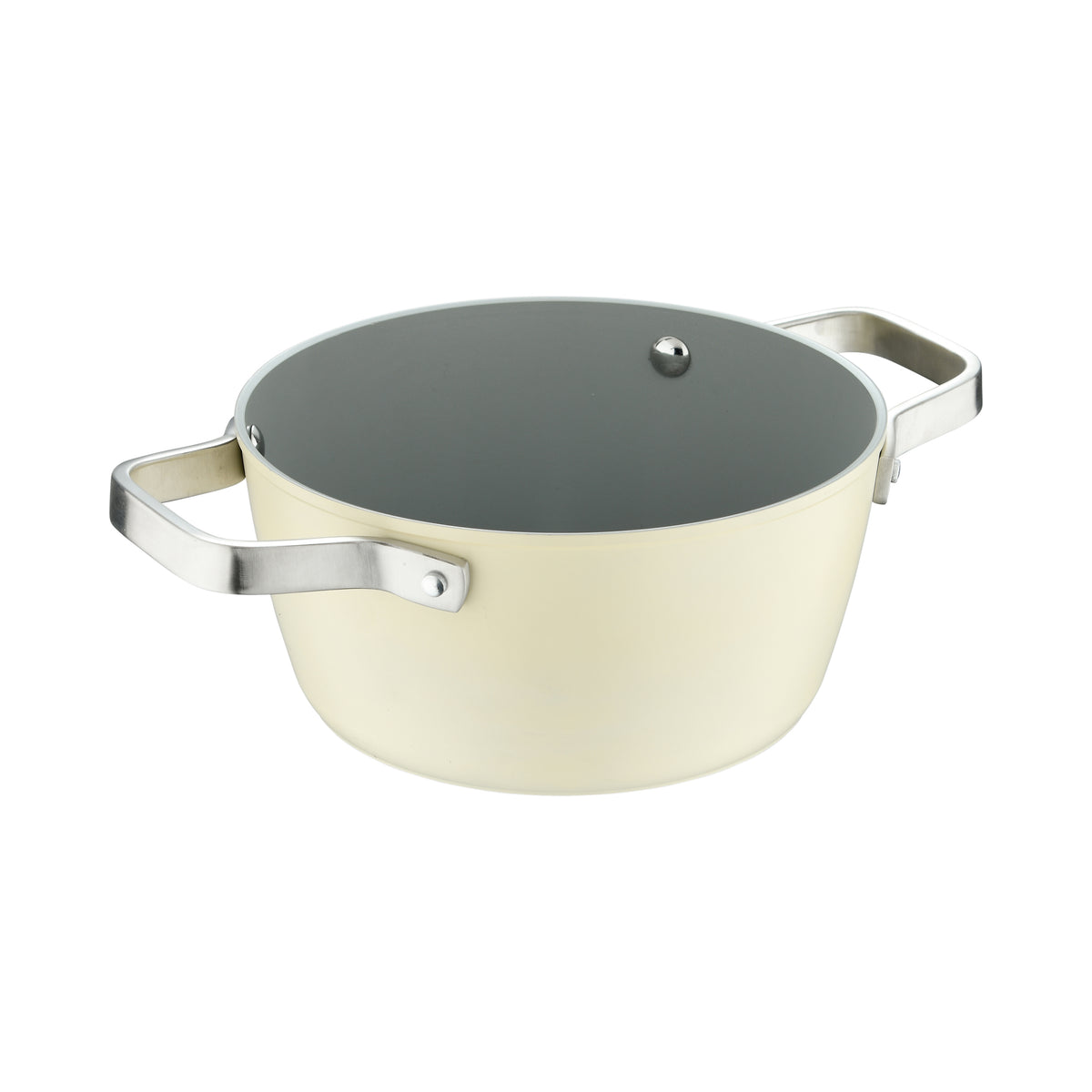 Bergner Olla con tapa 24 cm Aluminio Forjado- Retro