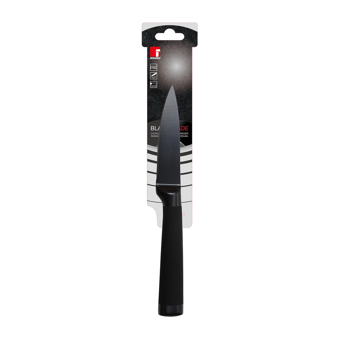 Bergner cuchillo pelador 8.7 Black blade