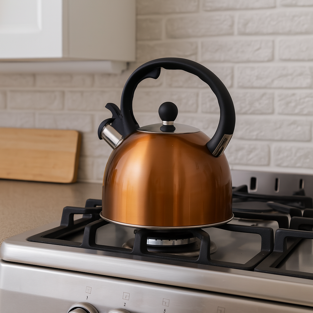 Tetera de acero inoxidable Capri cobre 2,5 L