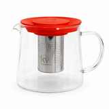 Tetera borosilicato filtro 1 L – Salmón