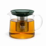 Tetera borosilicato filtro 1 L – Verde