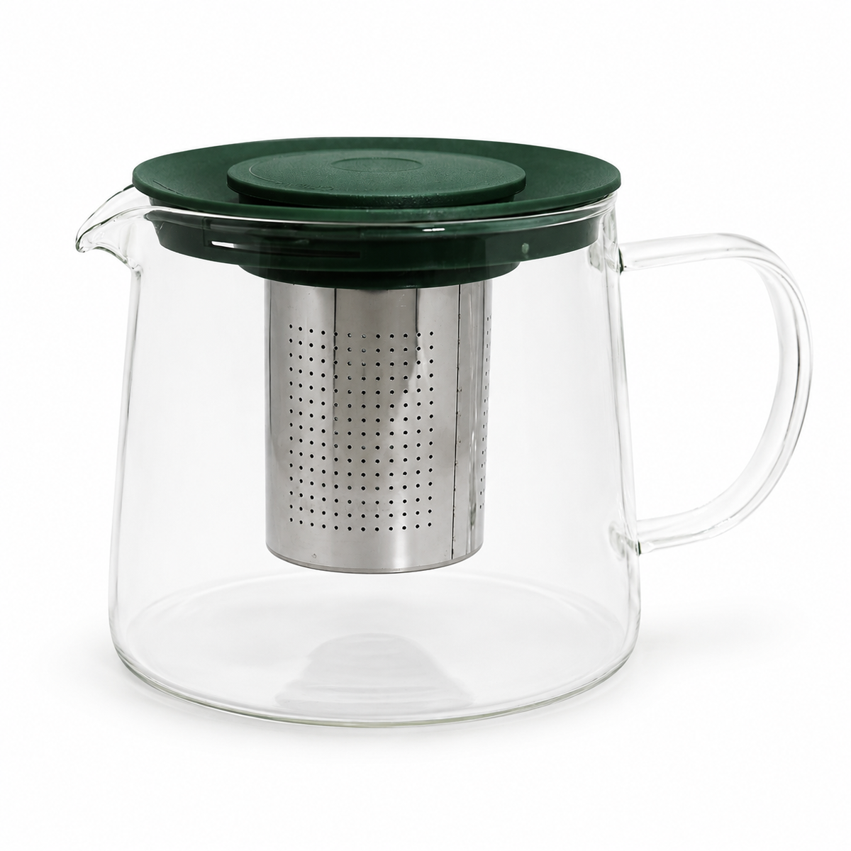 Tetera borosilicato filtro 1 L – Verde
