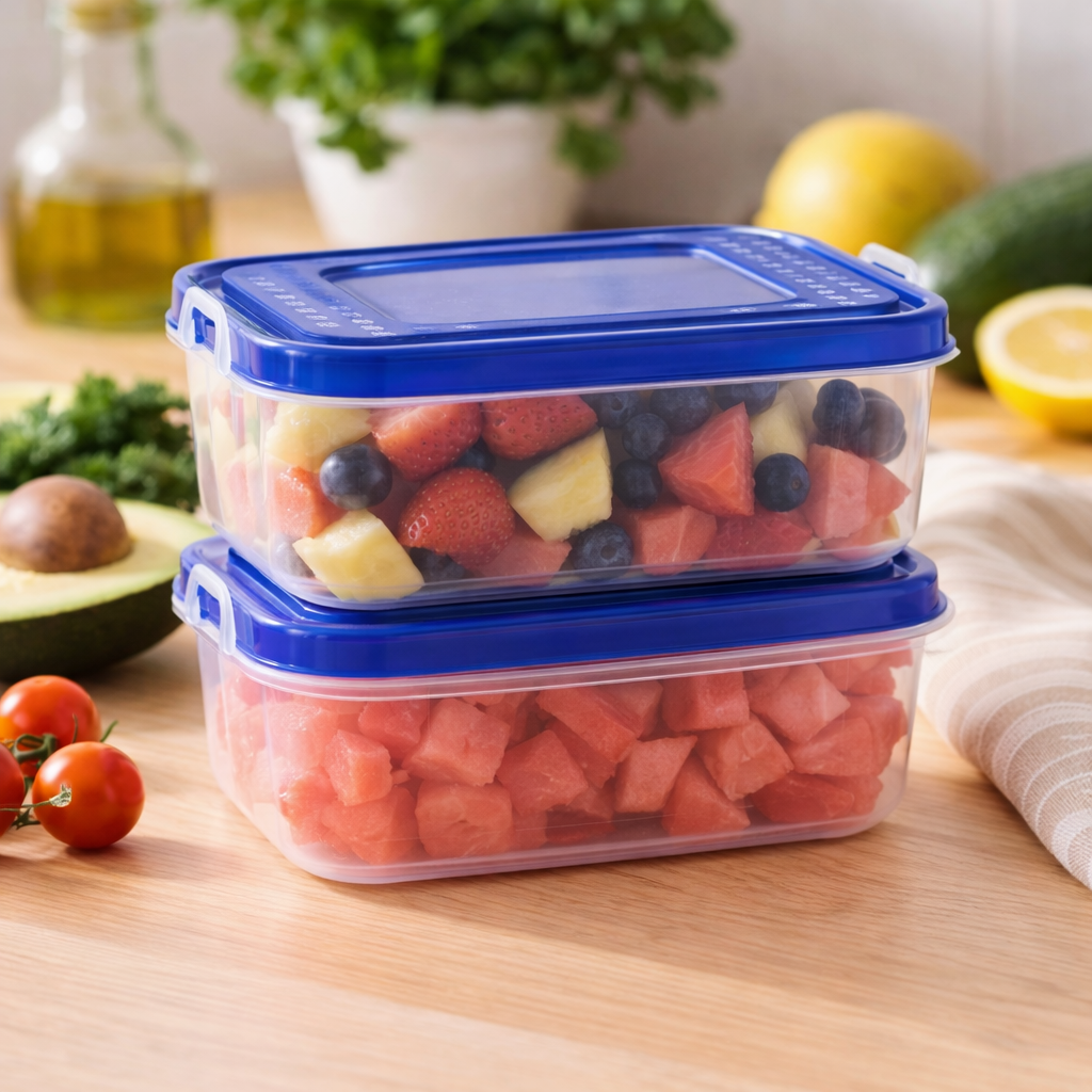 Set 2 contenedores rectangular 2 L