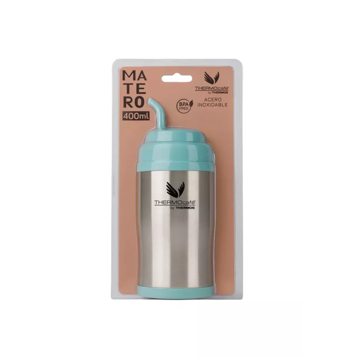 Thermos Termo Matero Aqua con bombilla 400 ml