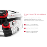 Olla a presión acero inoxidable con asas Oxford 6 L