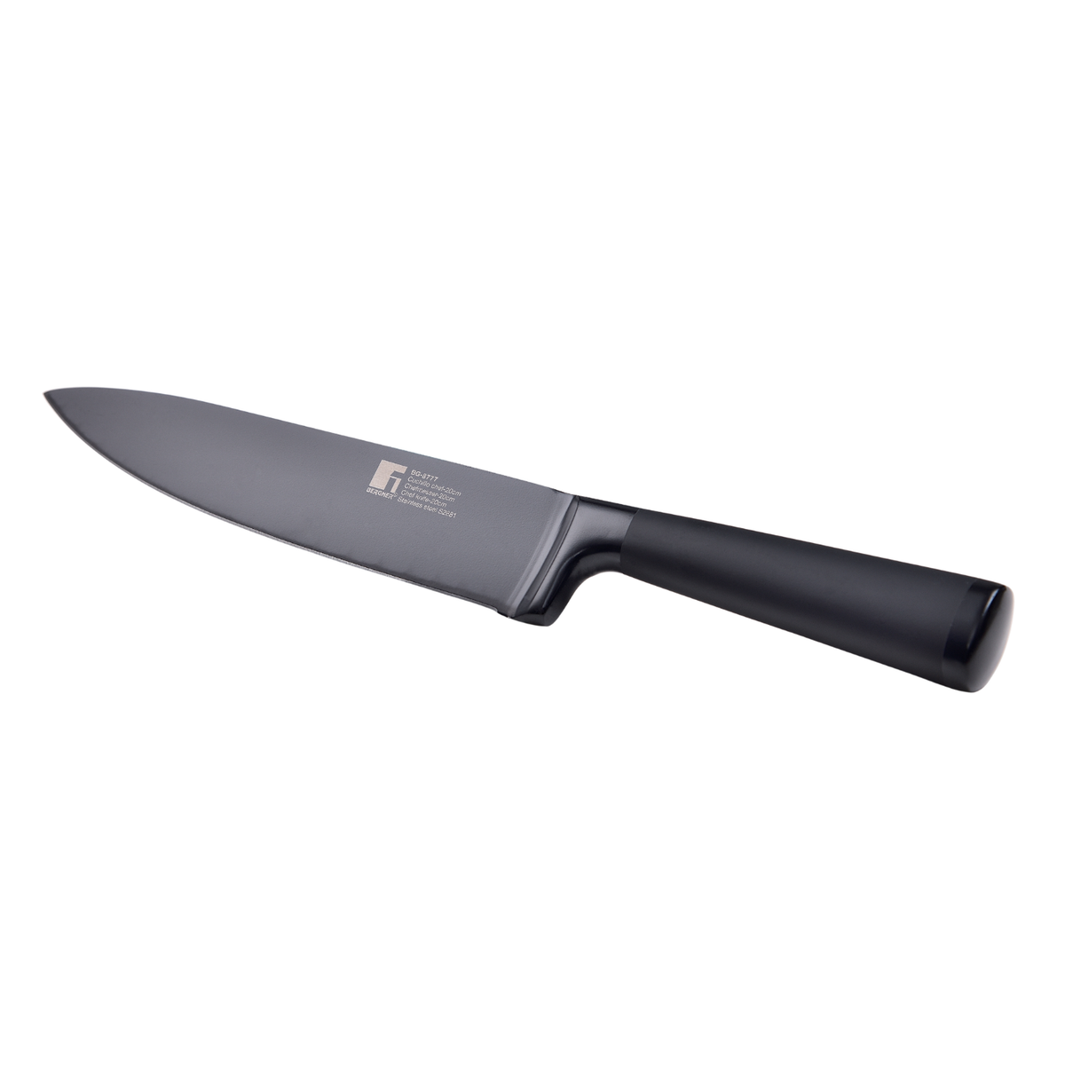 Cuchillo chef 20 cm acero inoxidable Black blade