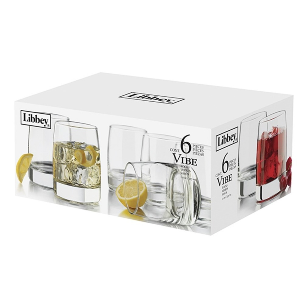 SET 6 VASOS VIBE ROCK 355ML