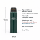 Thermos Botella acero inoxidable King 710 ml – Matt Green