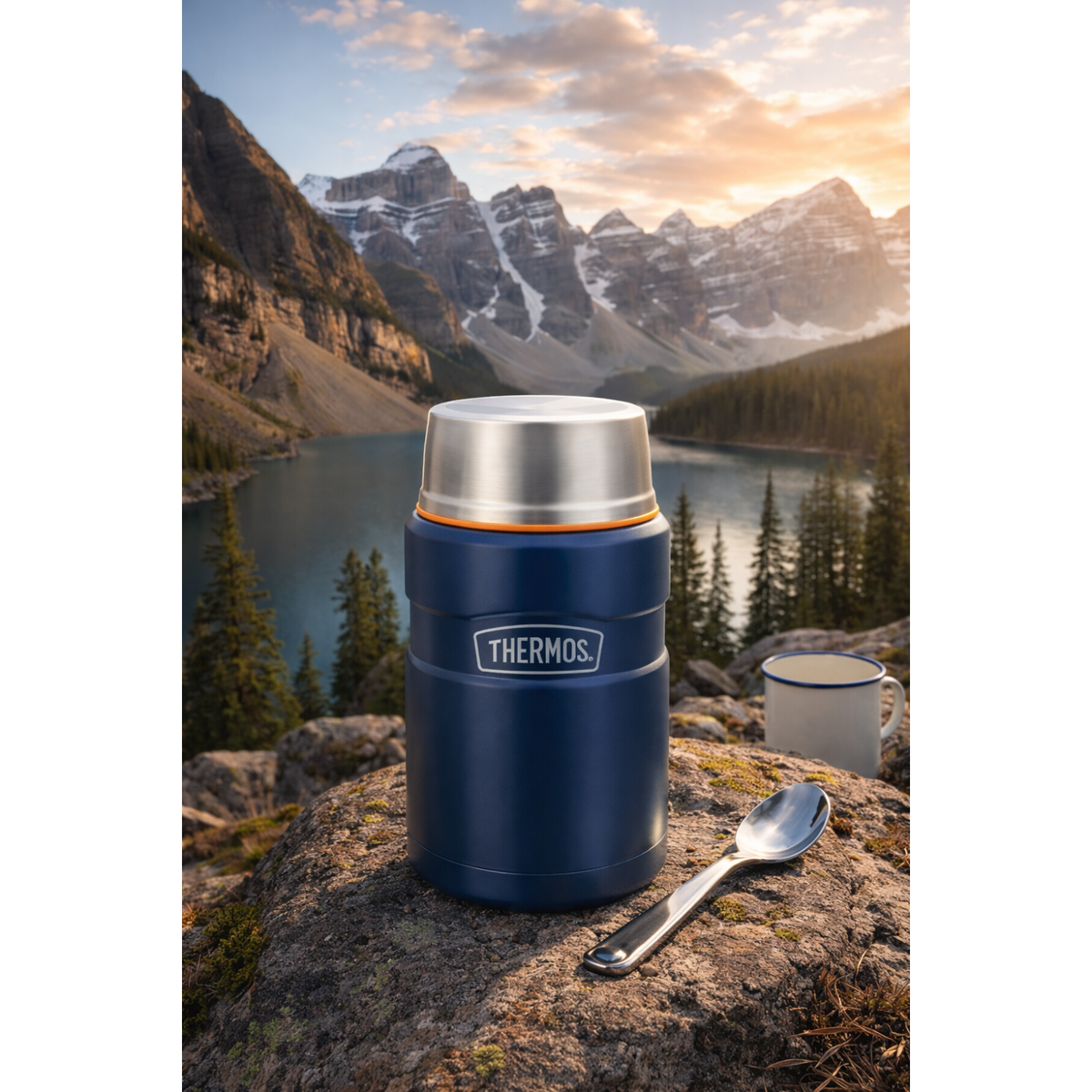Thermos Termo comida acero inoxidable King 710 ml – Matt Navy
